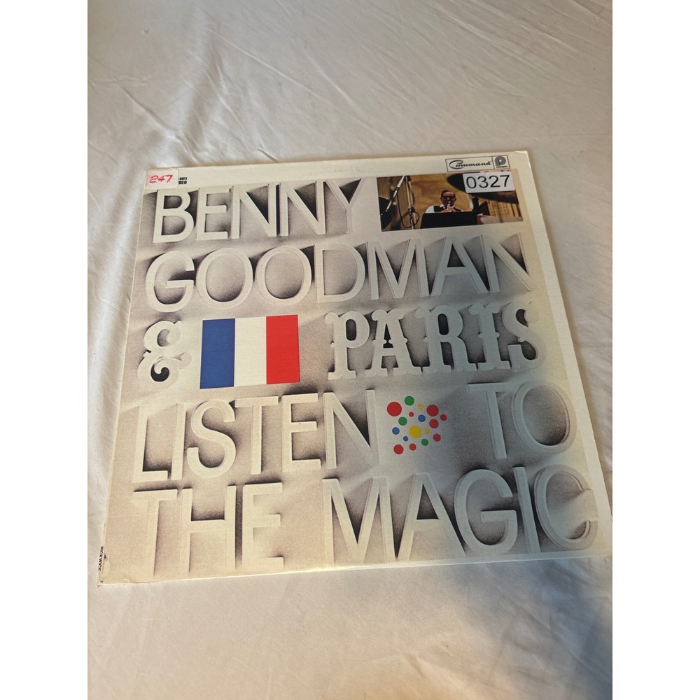 Benny Goodman & Paris Listen To The Magic Vinyl LP 12" Black Good‎ 35mm Stereo